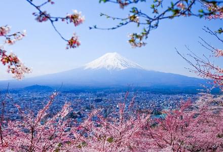 Пролет в Япония и Южна Корея